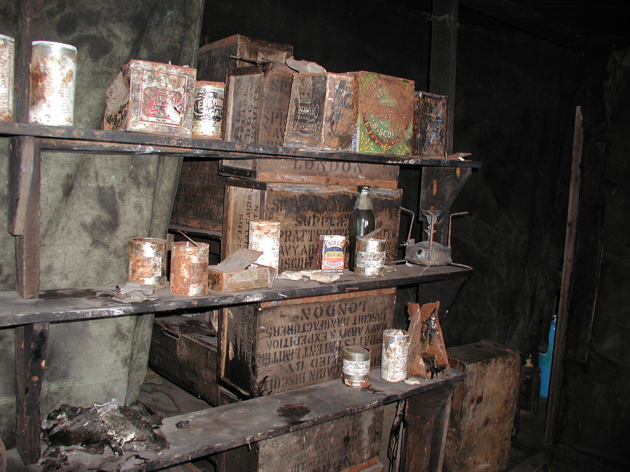 1 Inside Discovery Hut built by Robert Falcon Scott during the Discovery Expedition in 1902 1